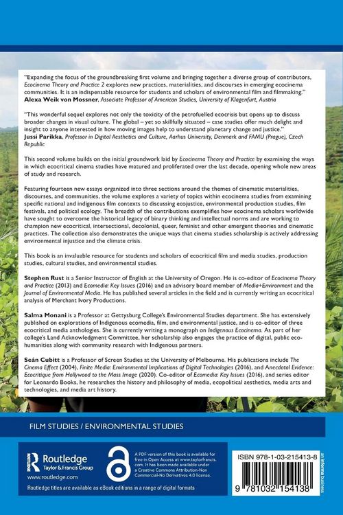 Produktbild: Ecocinema Theory and Practice 2