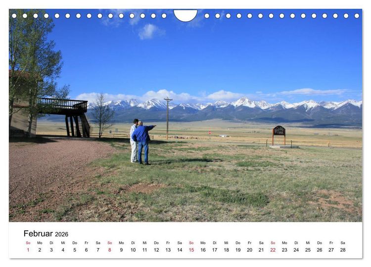 Produktbild: Colorado, USA - Ausflugsziele rund um Colorado Springs (Wandkalender 2026 DIN A4 quer), CALVENDO Monatskalender