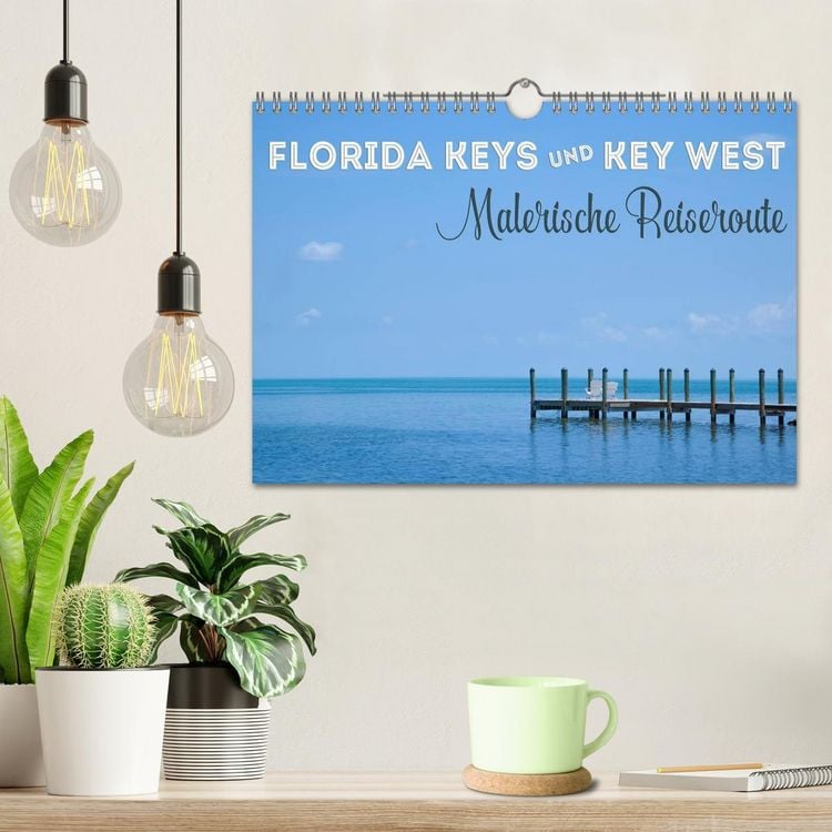 Produktbild: FLORIDA KEYS UND KEY WEST Malerische Reiseroute (Wandkalender 2026 DIN A4 quer), CALVENDO Monatskalender