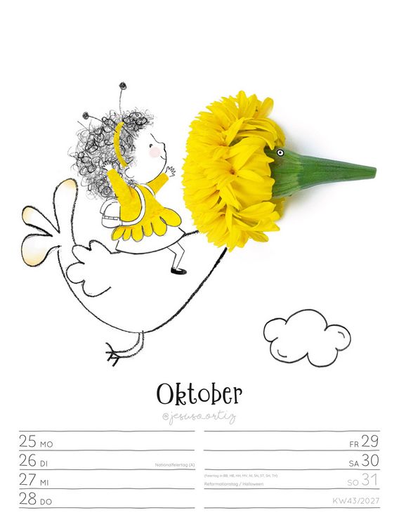 Produktbild: Little Dreams Wochenplaner Kalender 2027
