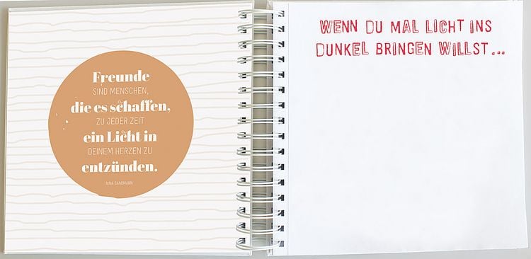 Produktbild: Wenn-Buch f&uuml;r dich &ndash; An dich gedacht &ndash; F&uuml;r dich gemacht