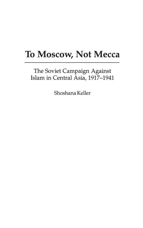 Produktbild: To Moscow, Not Mecca