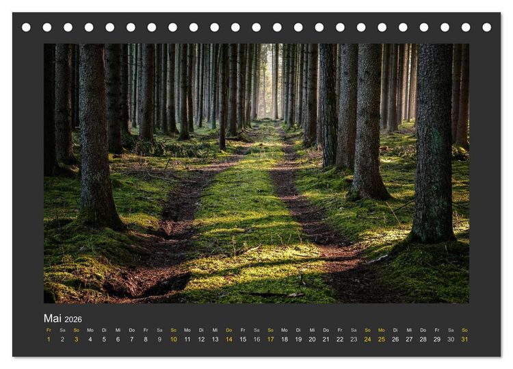 Produktbild: Poesie der Natur (Tischkalender 2026 DIN A5 quer), CALVENDO Monatskalender