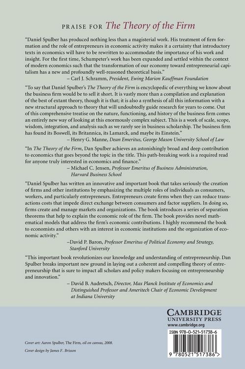 Produktbild: The Theory of the Firm