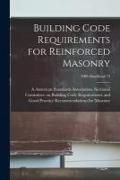 Produktbild: Building Code Requirements for Reinforced Masonry; NBS Handbook 74