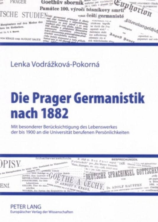 Produktbild: Die Prager Germanistik nach 1882