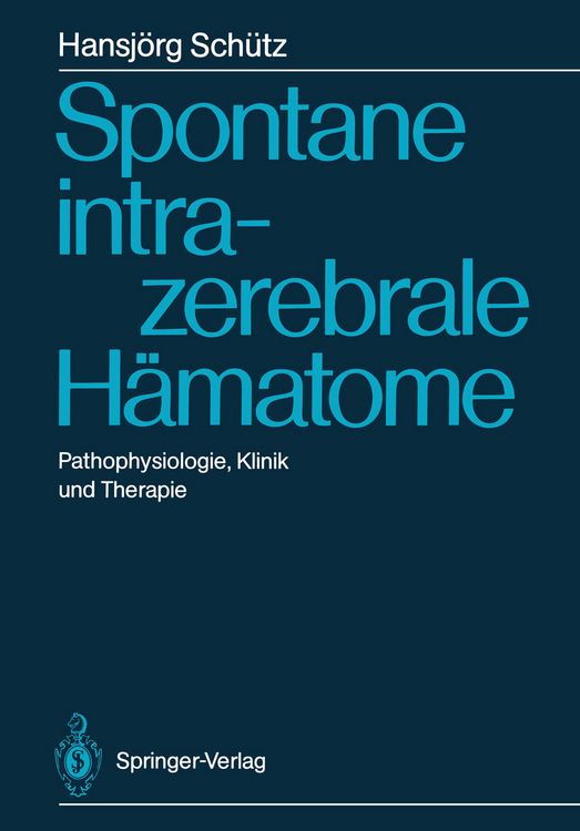 Produktbild: Spontane intrazerebrale H&auml;matome
