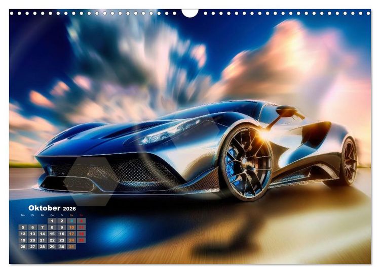 Produktbild: Luxus in Bewegung (Wandkalender 2026 DIN A3 quer), CALVENDO Monatskalender