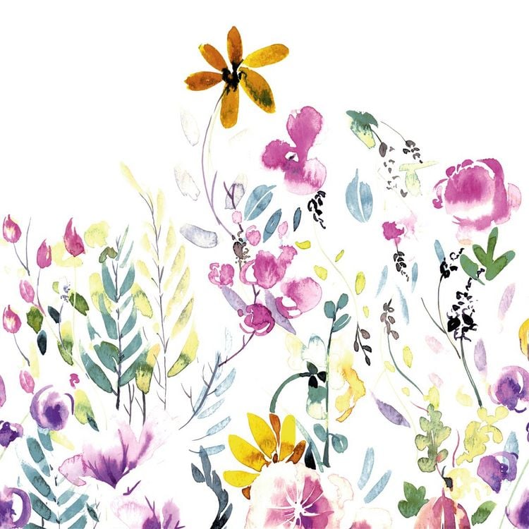 Produktbild: Idena Servietten Blumen 33x33cm sortiert