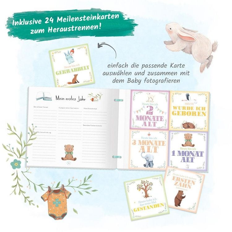 Produktbild: Tr&ouml;tsch Babyalbum Unser Baby Das erste Jahr