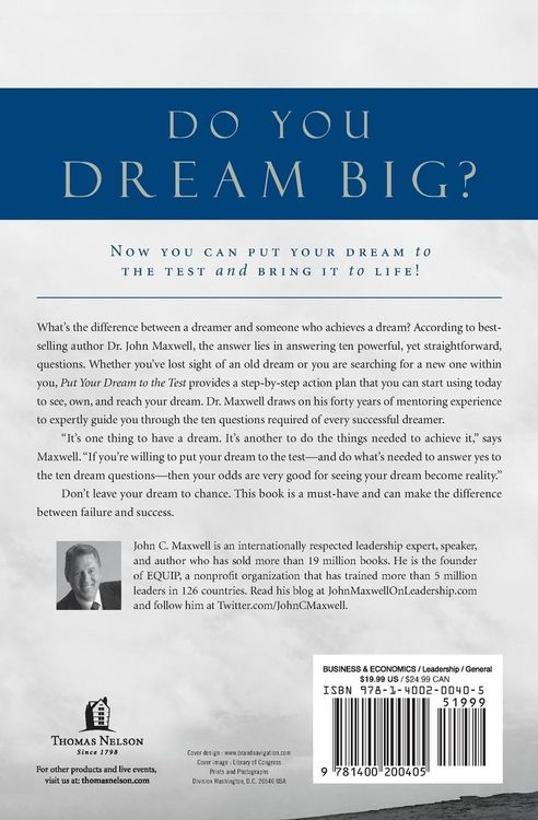 Produktbild: Put Your Dream to the Test