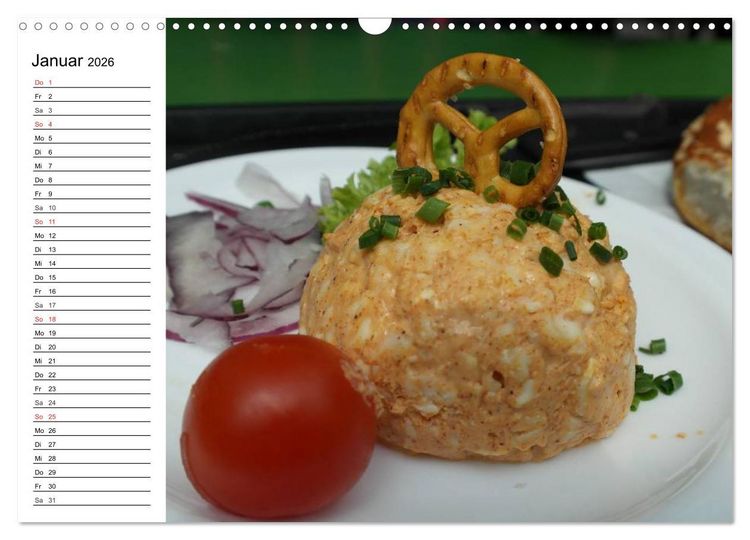 Produktbild: Brotzeit. Herzhaft und beliebt (Wandkalender 2026 DIN A3 quer), CALVENDO Monatskalender