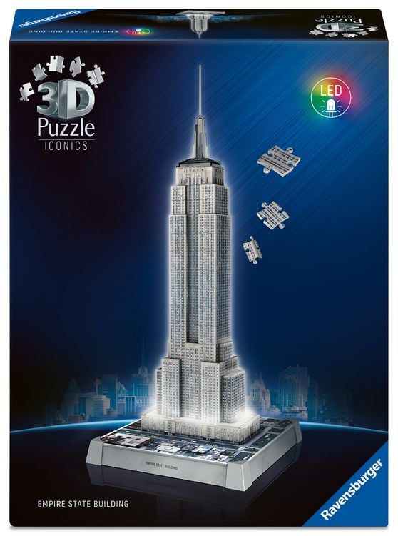Produktbild: 3D Puzzle Iconics: Empire State Building - mit Licht