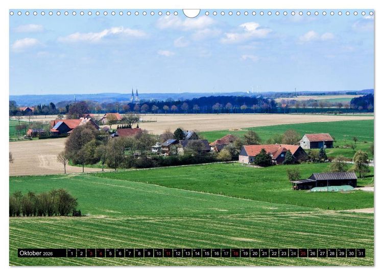 Produktbild: Malerischer Niederrhein (Wandkalender 2026 DIN A3 quer), CALVENDO Monatskalender