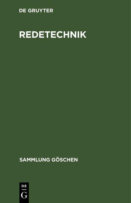 Produktbild: Redetechnik