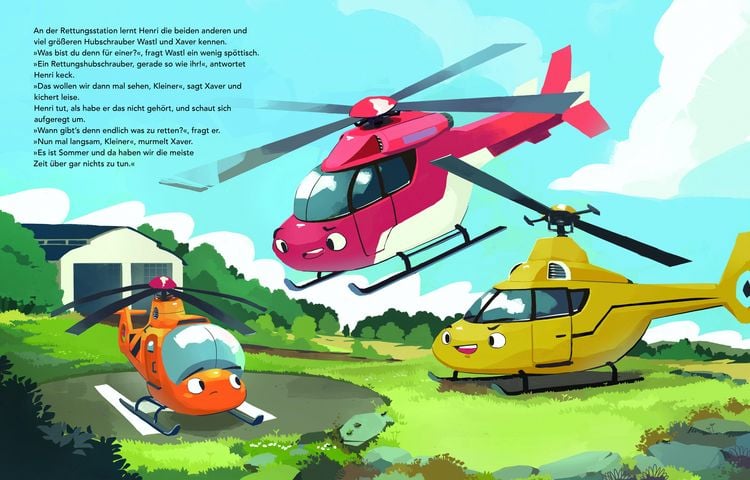 Produktbild: Hugo Hubschrauber &ndash; Kleiner Motor, gro&szlig;er Mut