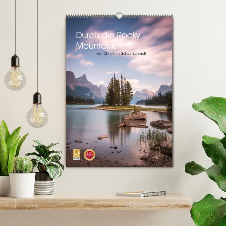 Produktbild: Die kanadischen Rockies (Wandkalender 2026 DIN A2 hoch), CALVENDO Monatskalender