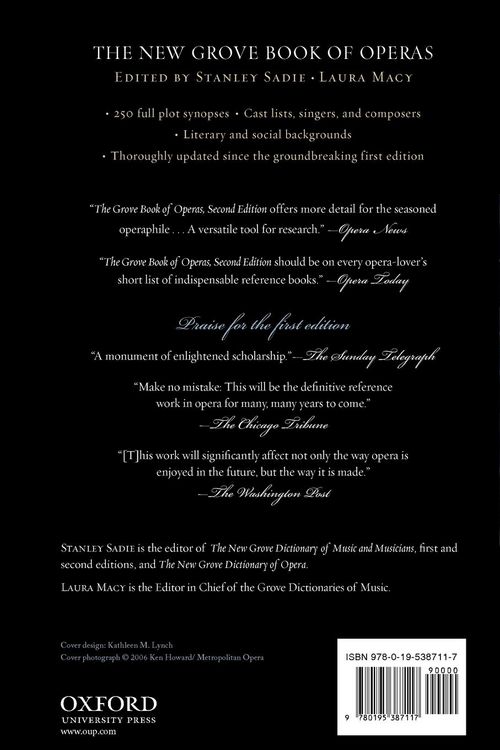 Produktbild: The Grove Book of Operas