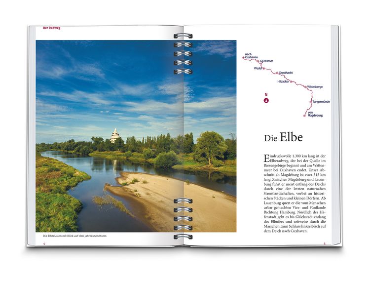 Produktbild: KOMPASS Radreisef&uuml;hrer Elberadweg, Von Magdeburg nach Cuxhaven