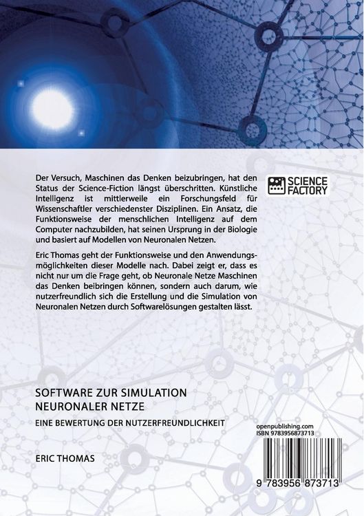 Produktbild: Software zur Simulation Neuronaler Netze. Eine Bewertung der Nutzerfreundlichkeit