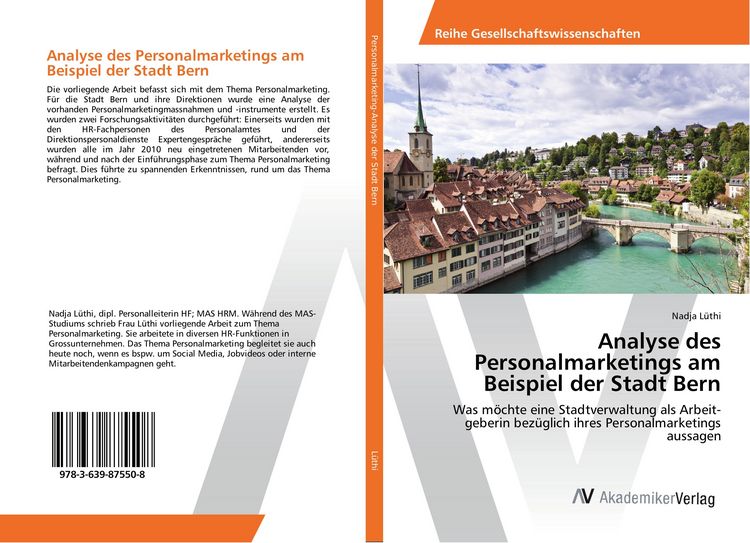 Produktbild: Analyse des Personalmarketings am Beispiel der Stadt Bern