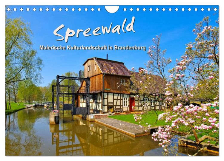 Produktbild: Spreewald - Malerische Kulturlandschaft in Brandenburg (Wandkalender 2026 DIN A4 quer), CALVENDO Monatskalender