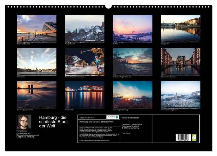 Produktbild: Hamburg - die sch&ouml;nste Stadt der Welt (Wandkalender 2026 DIN A2 quer), CALVENDO Monatskalender