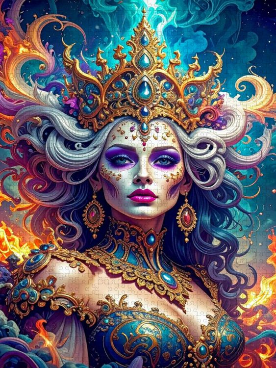 Produktbild: CALVENDO Puzzle August: Die sommerhei&szlig;e K&ouml;nigin | 1000 Teile Lege-Gr&ouml;&szlig;e 64x48cm Foto-Puzzle f&uuml;r gl&uuml;ckliche Stunden