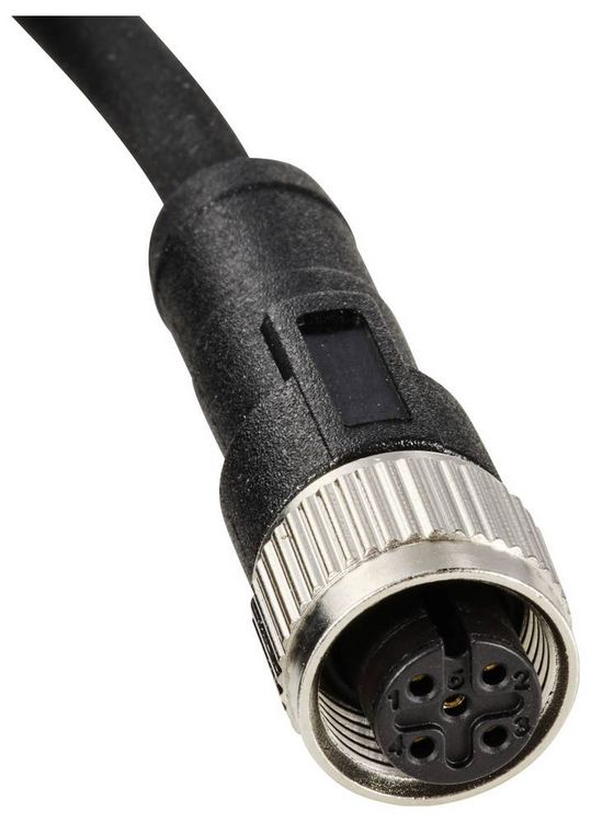 Produktbild: TRU COMPONENTS TC-12833152 Sensor-/Aktor-Anschlussleitung M12 Kupplung, gerade 10 m Polzahl Sensoren: 5 1 St.