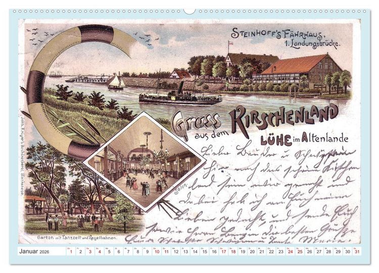Produktbild: Gruss aus dem Altenlande (hochwertiger Premium Wandkalender 2026 DIN A2 quer), Kunstdruck in Hochglanz