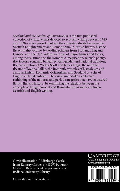 Produktbild: Scotland and the Borders of Romanticism