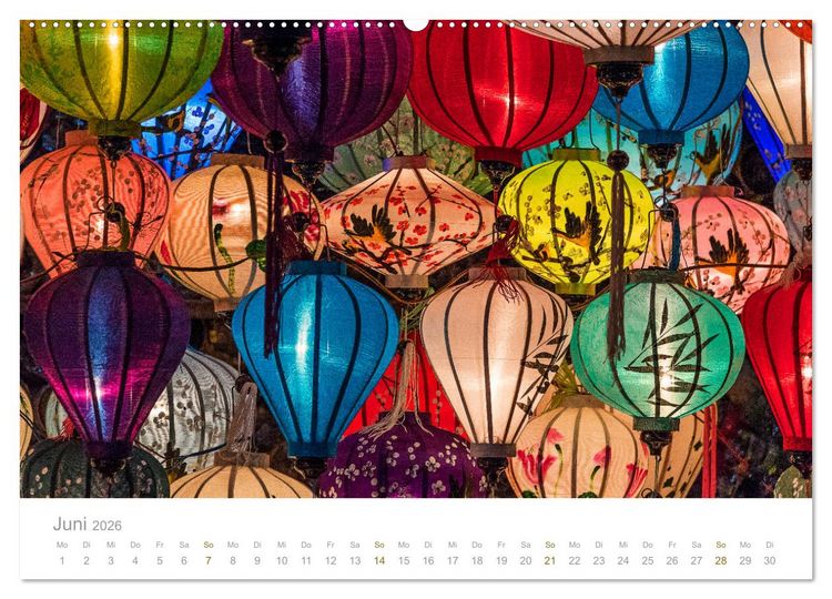 Produktbild: Geheimnisvolles Indochina Kambodscha, Laos, Vietnam (hochwertiger Premium Wandkalender 2026 DIN A2 quer), Kunstdruck in Hochglanz