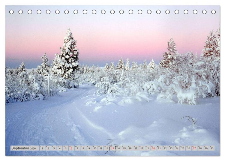Produktbild: Zauberhaftes Finnland (Tischkalender 2026 DIN A5 quer), CALVENDO Monatskalender