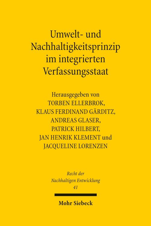Produktbild: Umwelt- und Nachhaltigkeitsprinzip im integrierten Verfassungsstaat