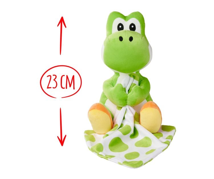 Produktbild: My Mario - Yoshi m. Schmusetuch, 23cm