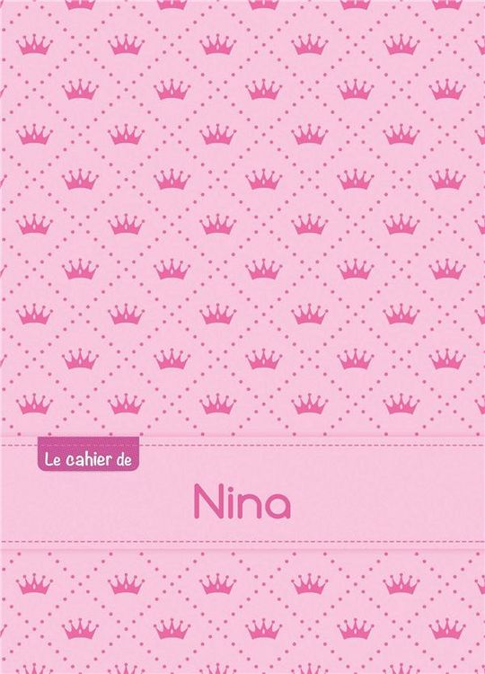 Produktbild: Cahier nina blanc,96p,a5 princesse