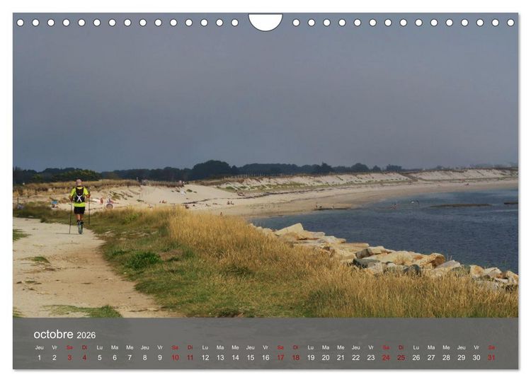 Produktbild: LE SENTIER DES DOUANIERS. Parcourir ce joyau breton. (Calendrier mural 2026 DIN A4 vertical), CALVENDO calendrier mensuel