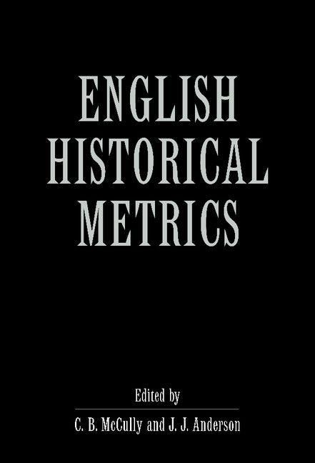 Produktbild: English Historical Metrics