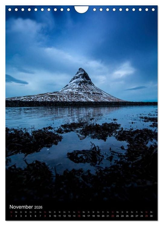 Produktbild: Island - Wundervolle Landschaften (Wandkalender 2026 DIN A4 hoch), CALVENDO Monatskalender