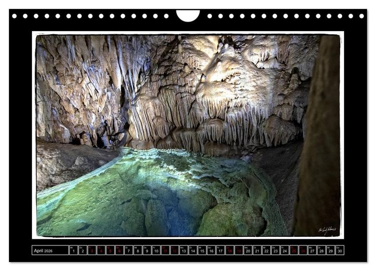Produktbild: Tropfstein Dechenh&ouml;hle (Wandkalender 2026 DIN A4 quer), CALVENDO Monatskalender