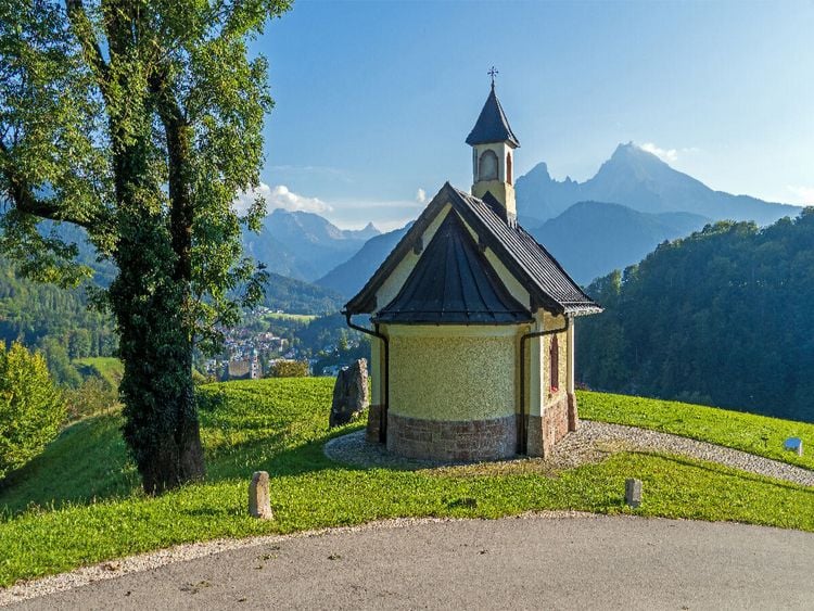 Produktbild: CALVENDO Puzzle Kirchleit'n-Kapelle, Berchtesgaden | 1000 Teile Lege-Gr&ouml;&szlig;e 64x48cm Foto-Puzzle f&uuml;r gl&uuml;ckliche Stunden