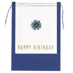 Produktbild: R&auml;der Poesiebl&uuml;tenkarte "Happy Birthday"