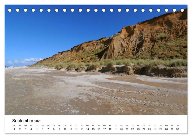 Produktbild: Sylt, der nordfriesische Inseltraum (Tischkalender 2026 DIN A5 quer), CALVENDO Monatskalender