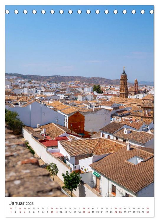 Produktbild: Sch&ouml;nes Andalusien (Tischkalender 2026 DIN A5 hoch), CALVENDO Monatskalender