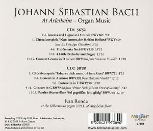 Produktbild: J.S. Bach: At Arlesheim