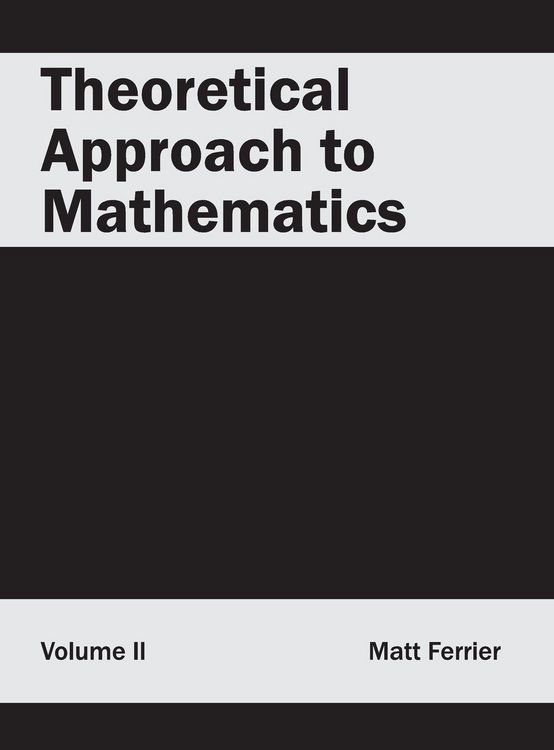 Produktbild: Theoretical Approach to Mathematics