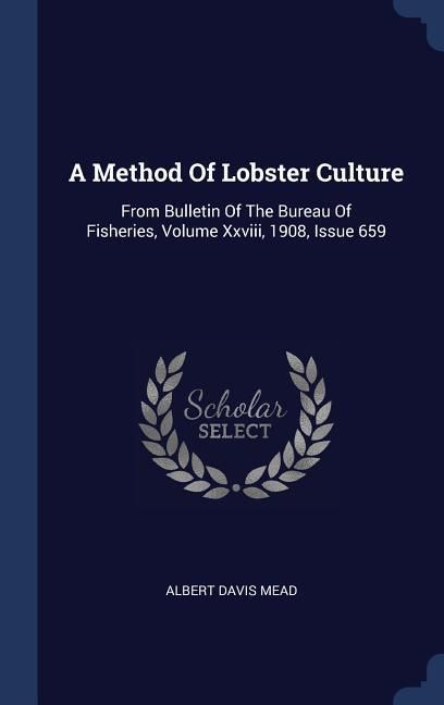 Produktbild: A Method Of Lobster Culture