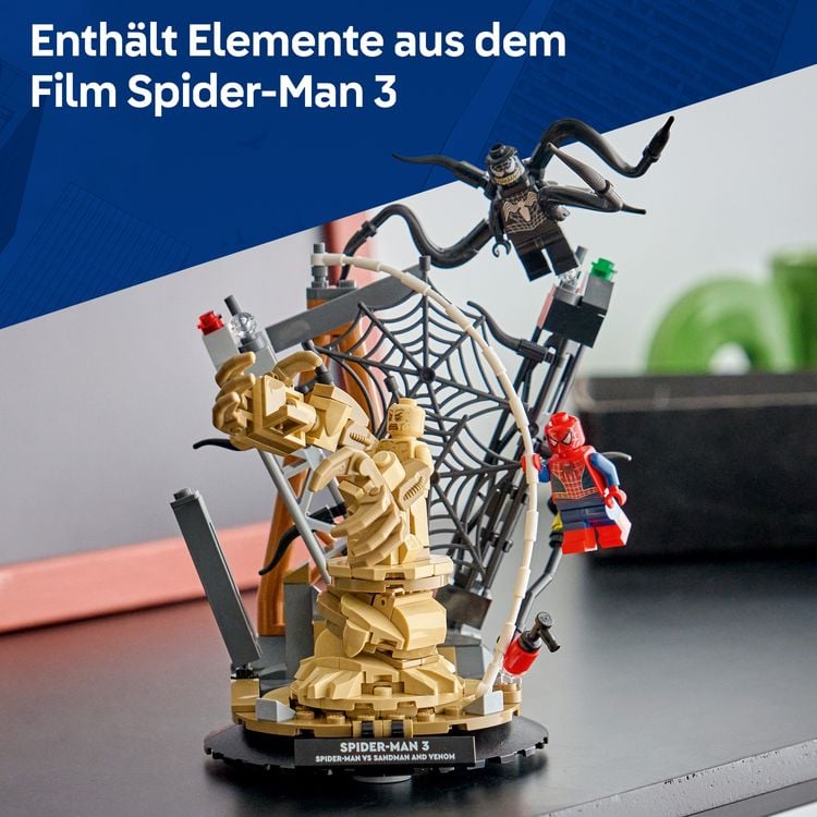 Produktbild: LEGO 76334 Marvel Gro&szlig;er Showdown: Spider-Man vs. Sandman, Spielzeug
