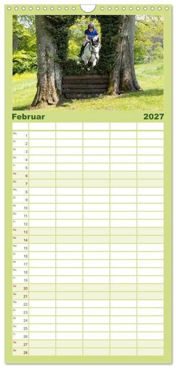 Produktbild: Familienplaner 2027 - Die Buschreiter mit 5 Spalten (Wandkalender, 21 x 45 cm) CALVENDO