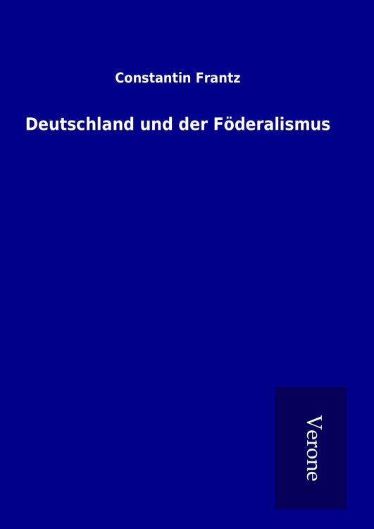 Produktbild: Deutschland und der F&ouml;deralismus